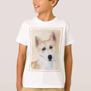 Camiseta Pintura canaense de perro - Arte original de perro