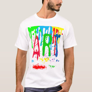 Camiseta Pintura coloreada ARTE divertida