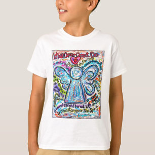 Camiseta Pintura colorida de ángel de cáncer