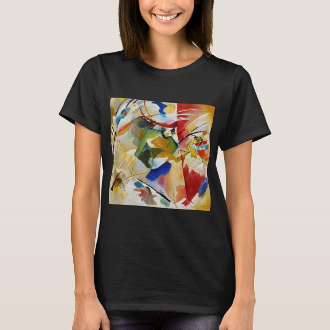 Camiseta Pintura con Green Center de Wassily Kandinsky (Anverso)