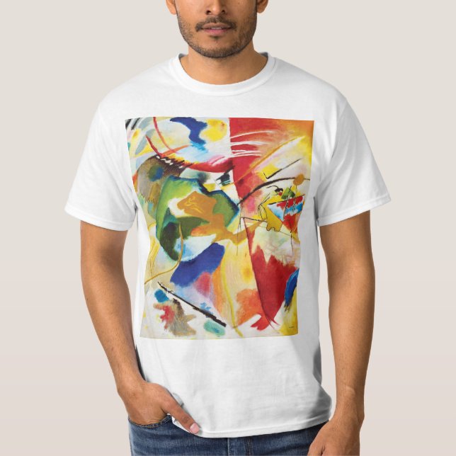 Camiseta Pintura con Green Center de Wassily Kandinsky (Anverso)