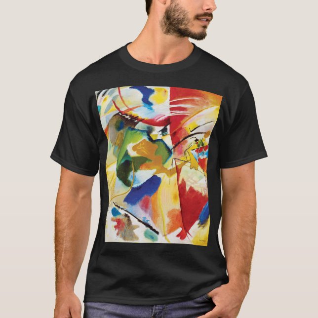 Camiseta Pintura con Green Center de Wassily Kandinsky (Anverso)