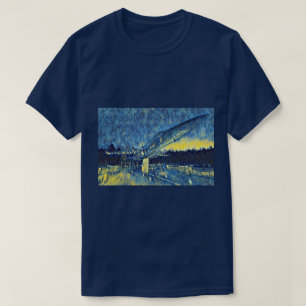 Camiseta Pintura conmemorativa de la Marina de los EE. UU. 
