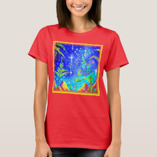 Camiseta Pintura Cuta "Selva Estelar". ¡Hazte con una en Za