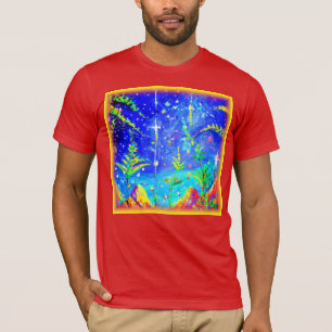 Camiseta Pintura Cuta "Selva Estelar". ¡Hazte con una en Za