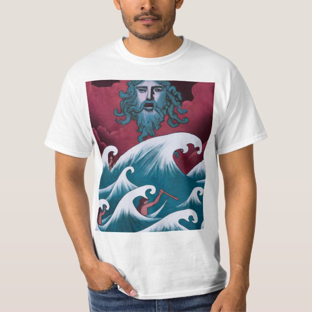 Camiseta Pintura de aceite de Crimson Neptune (Anverso)