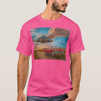 Camiseta Pintura De Aceite De Crucero Celestial De Gary Lov