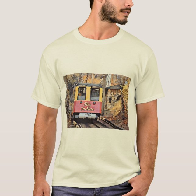 Camiseta Pintura de aceite de descenso del tren de Chattano (Anverso)