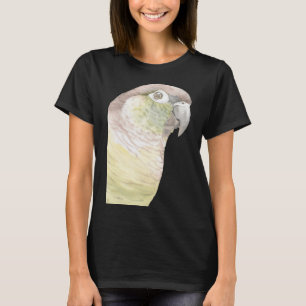 Camiseta Pintura de acuarela de conejo con tintes verdes
