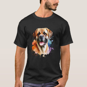 Camiseta Pintura de acuarela de perro de Tosa