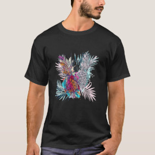 Camiseta Pintura de acuarela de piña tropical