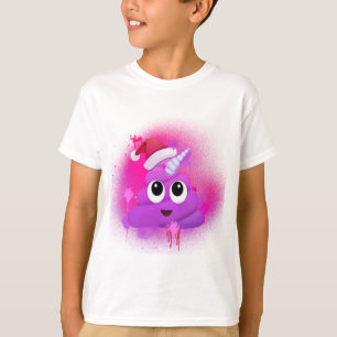 Camiseta Pintura de aerosol de la emoji de Santa del