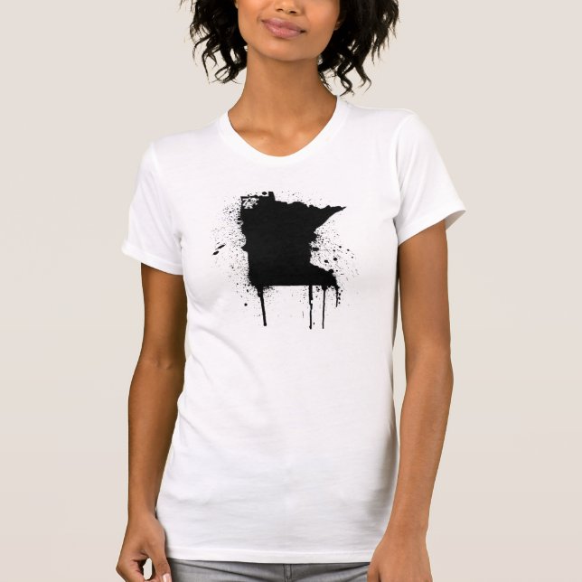 Camiseta Pintura de aerosol del manganeso (Anverso)