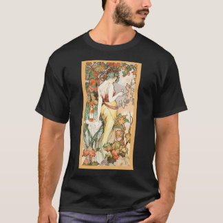Camiseta Pintura de Alphonse Mucha (1860 1939)