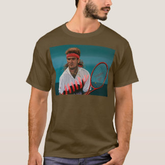 Camiseta Pintura de Andre Agassi