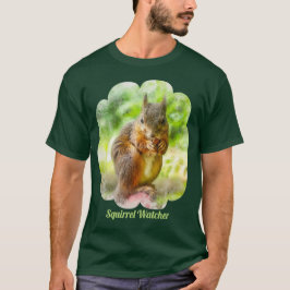 Camiseta Pintura de animales de vigilancia de ardillas Unis