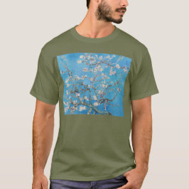 Camiseta Pintura de arte de Almond Blossoms Blue Vincent va