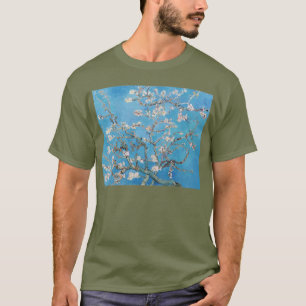 Camiseta Pintura de arte de Almond Blossoms Blue Vincent va