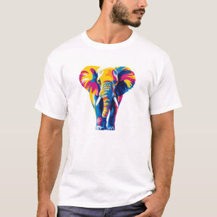 Camiseta Pintura de arte de la acuarela del Ilustracion ele