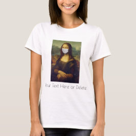 Camiseta Pintura de arte de la Mona Lisa Personalizado con
