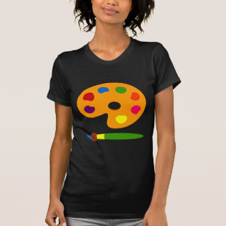 Camiseta Pintura de arte de paleta