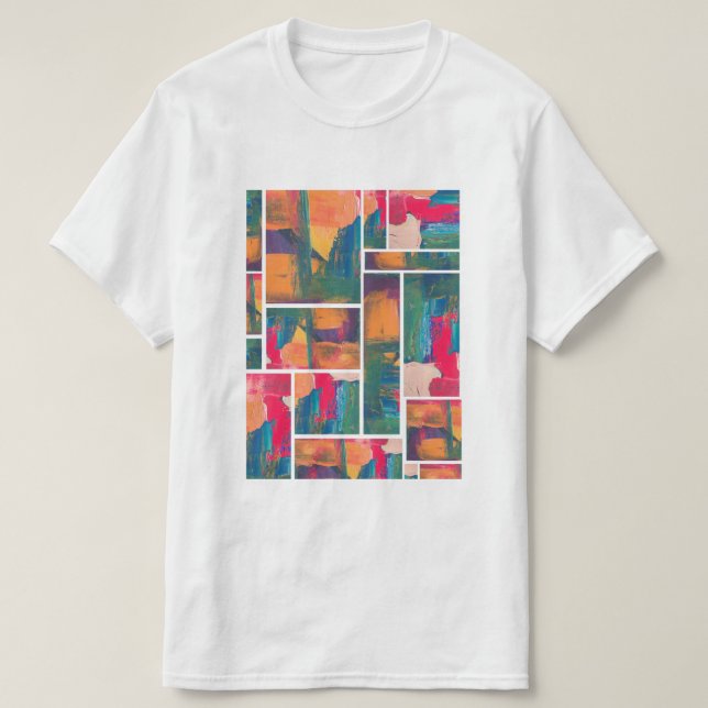 Camiseta Pintura de arte moderno (Diseño del anverso)