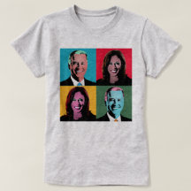 Pintura de arte pop Biden Harris