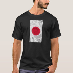 Camiseta Pintura de bandera de Japón