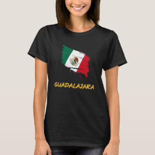 Camiseta Pintura de bandera de patrimonio mexicano MX Guada
