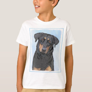 Camiseta Pintura de Beauceron - Arte de perro original lind
