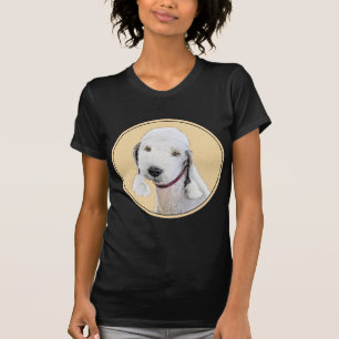 Camiseta Pintura de Bedlington Terrier - Arte Original de P