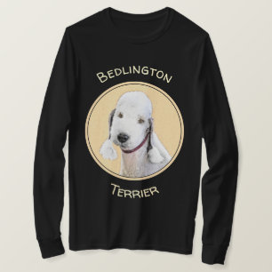 Camiseta Pintura de Bedlington Terrier - Original Perro Art