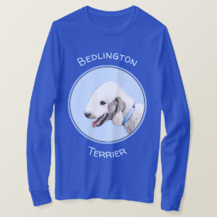 Camiseta Pintura de Bedlington Terrier - Original Perro Art