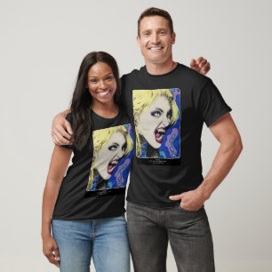 Camiseta Pintura de ‘Beso duro’ sobre una