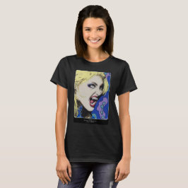 Camiseta Pintura de ‘Beso duro’ sobre una