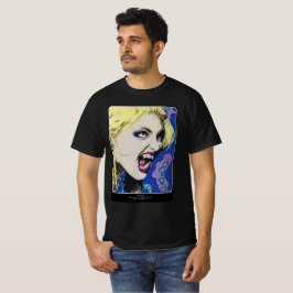 Camiseta Pintura de ‘Beso duro’ sobre una