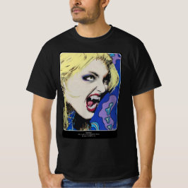 Camiseta Pintura de ‘Beso duro’ sobre una
