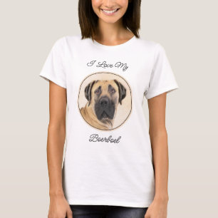 Camiseta Pintura de Boerboel - Arte Perro Original Cuto