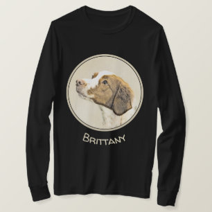 Camiseta Pintura de Bretaña - Arte de perros original y bon