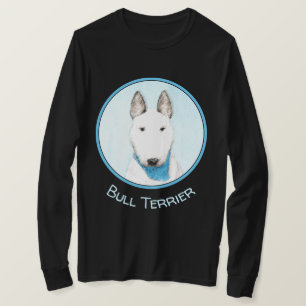 Camiseta Pintura de Bull Terrier - Arte de Perro Original.