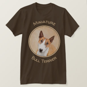 Camiseta Pintura de Bull Terrier Miniatura - Original Adora