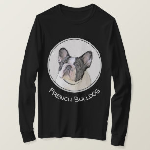 Camiseta Pintura de Bulldog francés (Brindle Pied) - Arte d