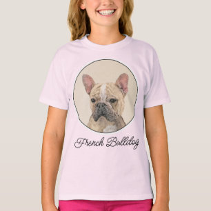 Camiseta Pintura de Bulldog francés (Sable) - Cuto original