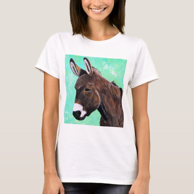 Camiseta Pintura de burro (Anverso)