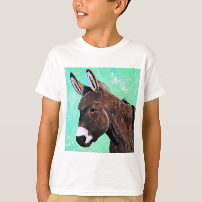 Camiseta Pintura de burro (Anverso)