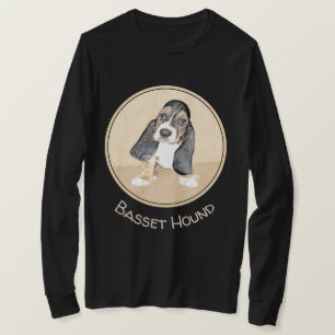 Camiseta Pintura de cachorro Basset Hound - Arte original d