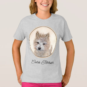 Camiseta Pintura De Cachorro De Cairn Terrier - Original Do