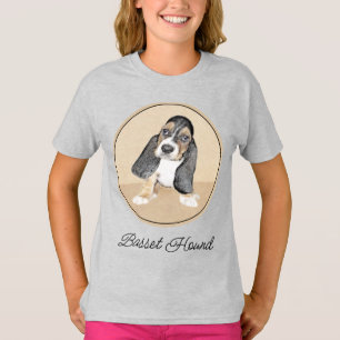 Camiseta Pintura de cachorro de perro de base - Arte origin