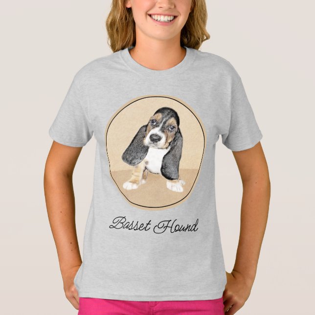 Camiseta Pintura de cachorro de perro de base - Arte origin (Anverso)