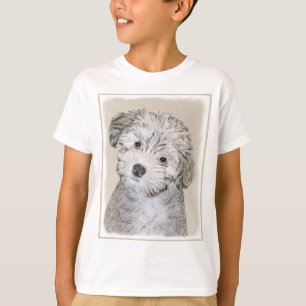 Camiseta Pintura de cachorro habanesa - Arte de perro origi